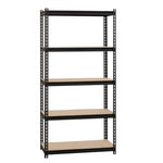 Lorell Iron Horse Riveted Shelving 2300 lb Capacity 5 Shelves Steel Frame Boltless Assembly (LLR - LLR59697) - SchoolOutlet