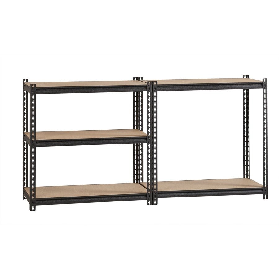 Lorell Iron Horse Riveted Shelving 2300 lb Capacity 5 Shelves Steel Frame Boltless Assembly (LLR - LLR59697) - SchoolOutlet
