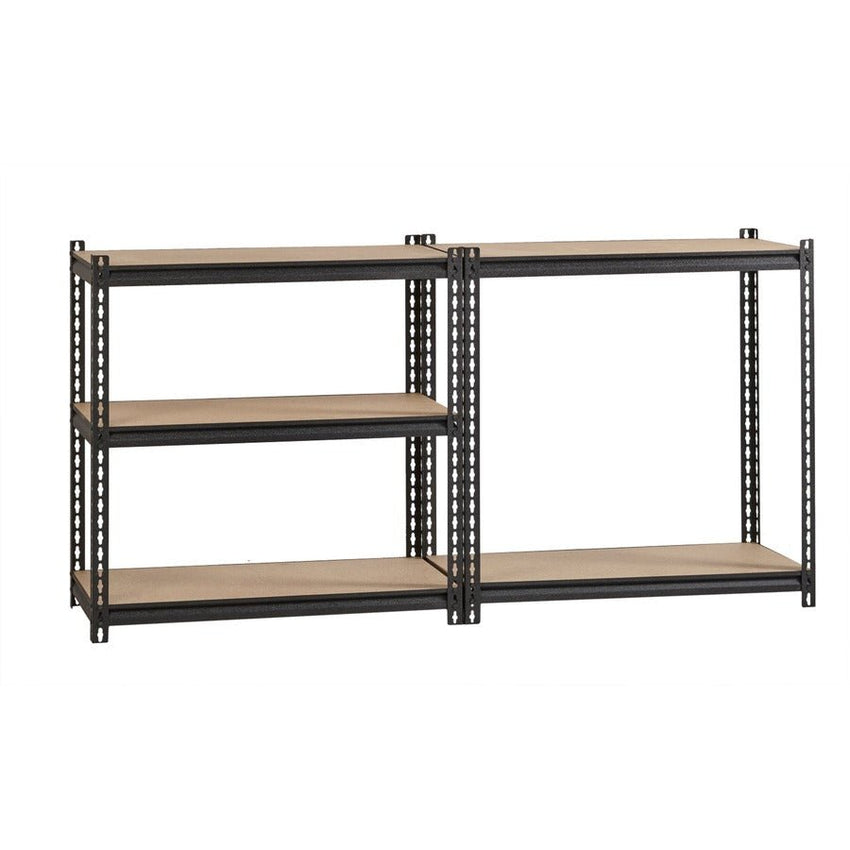 Lorell Iron Horse Riveted Shelving 2300 lb Capacity 5 Shelves Steel Frame Boltless Assembly (LLR - LLR59697) - SchoolOutlet