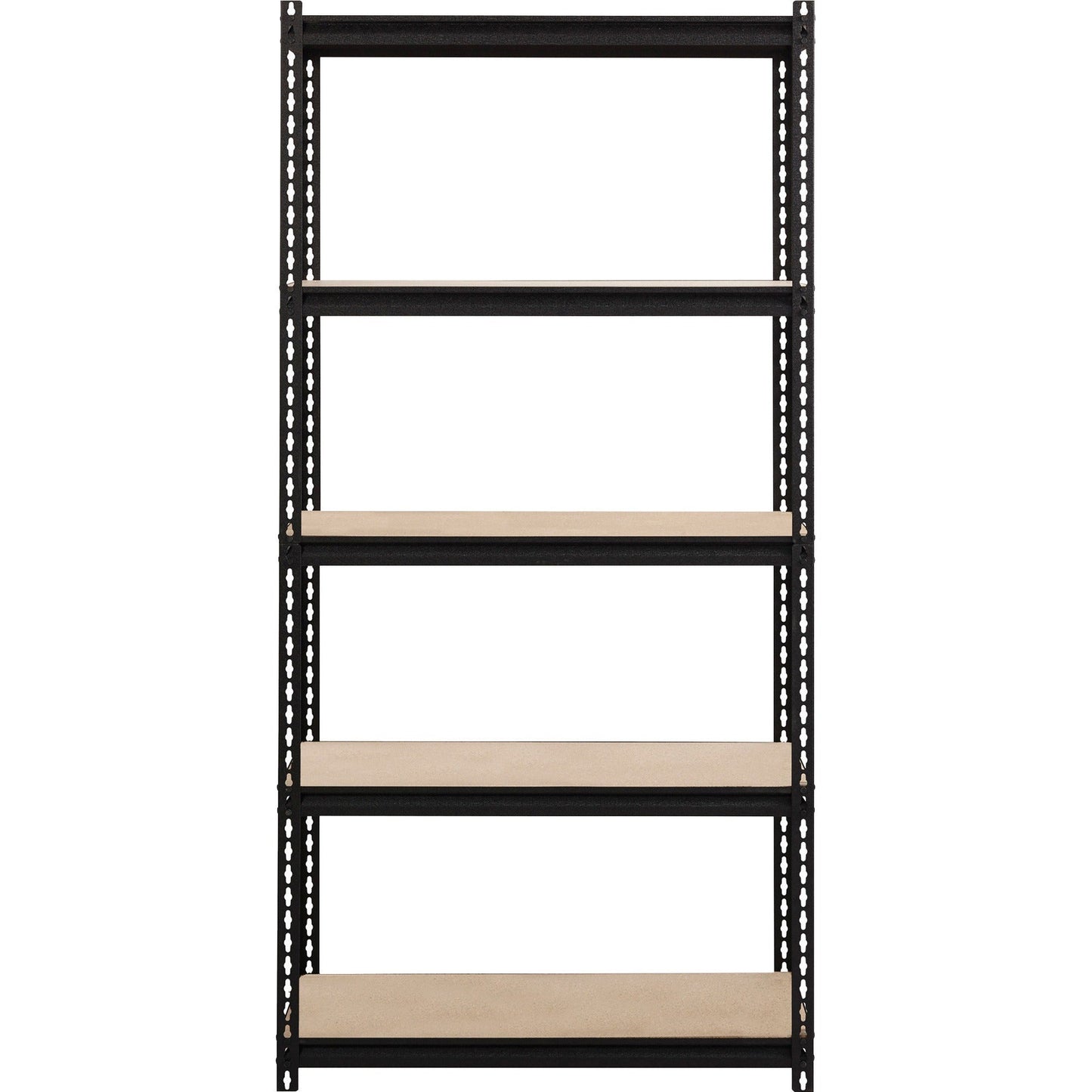 Lorell Iron Horse Riveted Shelving 2300 lb Capacity 5 Shelves Steel Frame Boltless Assembly (LLR - LLR59697) - SchoolOutlet