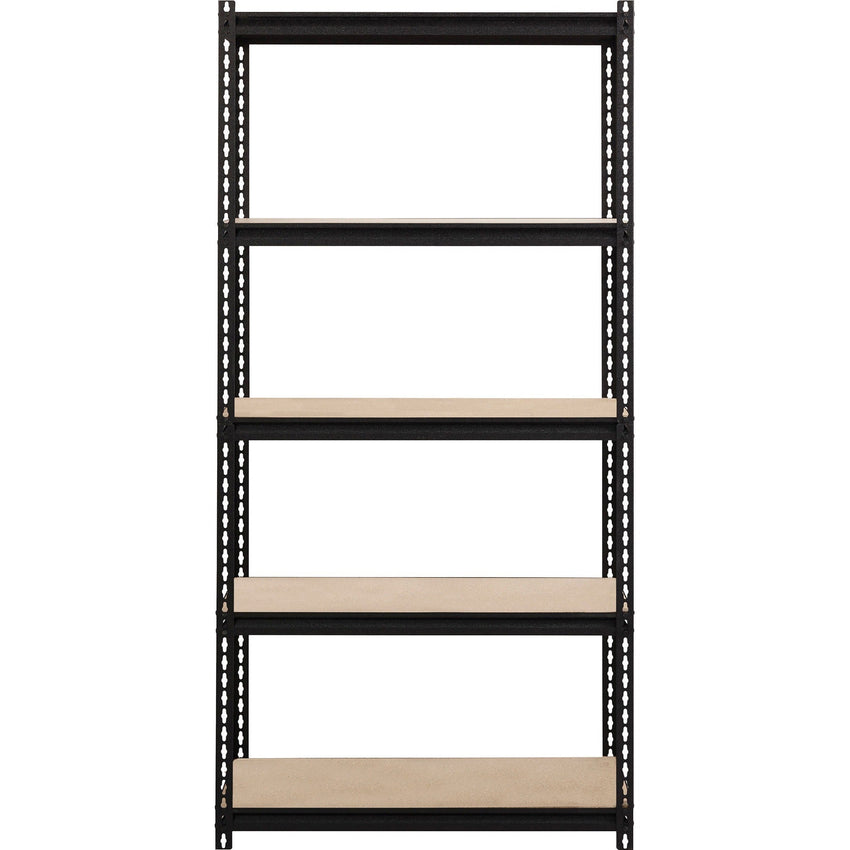 Lorell Iron Horse Riveted Shelving 2300 lb Capacity 5 Shelves Steel Frame Boltless Assembly (LLR - LLR59697) - SchoolOutlet