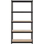 Lorell Iron Horse Riveted Shelving 2300 lb Capacity 5 Shelves Steel Frame Boltless Assembly (LLR - LLR59697) - SchoolOutlet