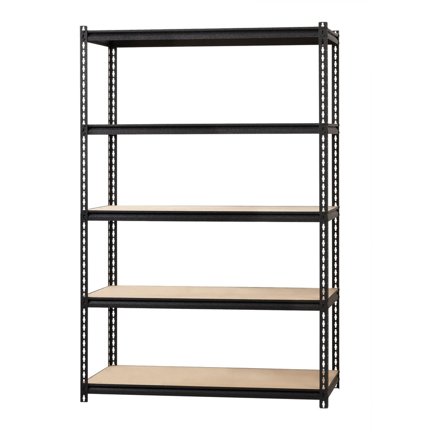 Lorell Iron Horse Riveted Shelving 2300 lb Capacity 5 Shelves Steel Frame Boltless Assembly (LLR - LLR59698) - SchoolOutlet