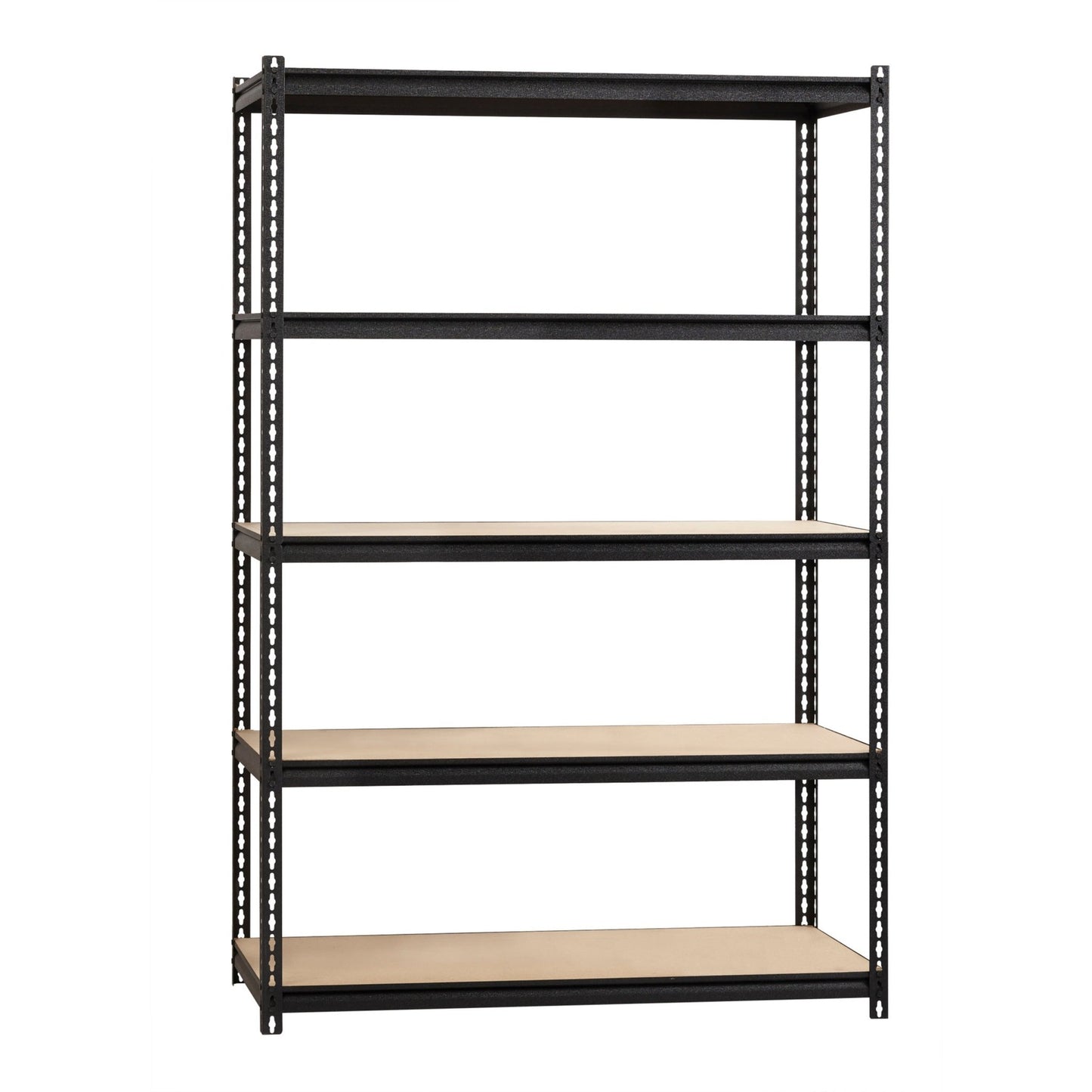 Lorell Iron Horse Riveted Shelving 2300 lb Capacity 5 Shelves Steel Frame Boltless Assembly (LLR - LLR59699) - SchoolOutlet