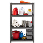 Lorell Iron Horse Riveted Shelving 3200 lb Capacity 4 Shelves Steel Frame Laminate Decking (LLR - LLR59700) - SchoolOutlet
