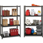 Lorell Iron Horse Riveted Shelving 3200 lb Capacity 5 Shelves Steel Frame Laminate Decking Extra Deep (LLR - LLR59703) - SchoolOutlet