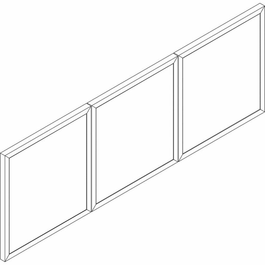 Lorell Essentials Desk - Mount Hutch Frosted Glass Door Kit for 48 in Hutc"H (LLR - LLR59710) - SchoolOutlet