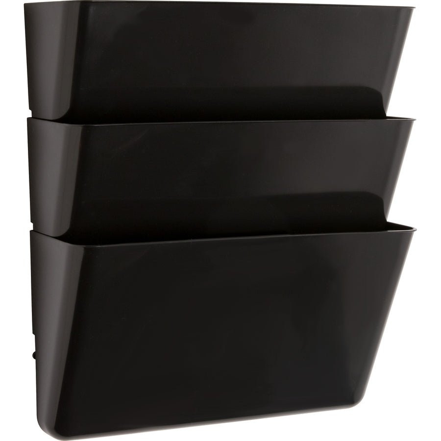 Lorell Wall File Pockets Set of 3 Mountable File Organizers (LLR - LLR6000X) - SchoolOutlet
