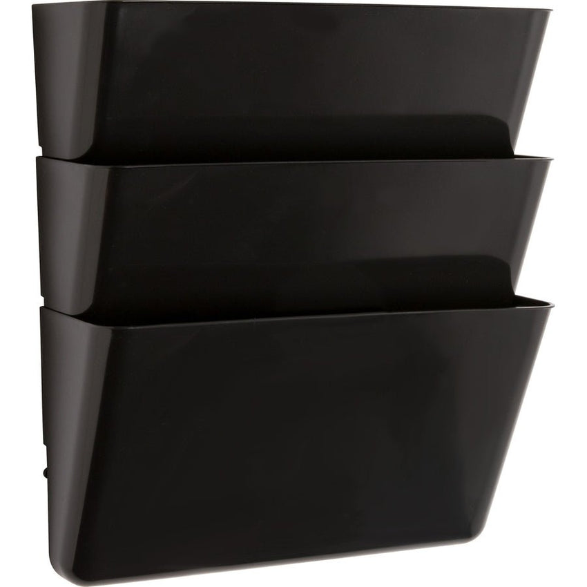 Lorell Wall File Pockets Set of 3 Mountable File Organizers (LLR - LLR6000X) - SchoolOutlet