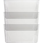 Lorell Wall File Pockets Set of 3 Mountable File Organizers (LLR - LLR6000X) - SchoolOutlet