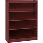Lorell Panel End Hardwood Veneer 4 - Shelf Bookcase 36