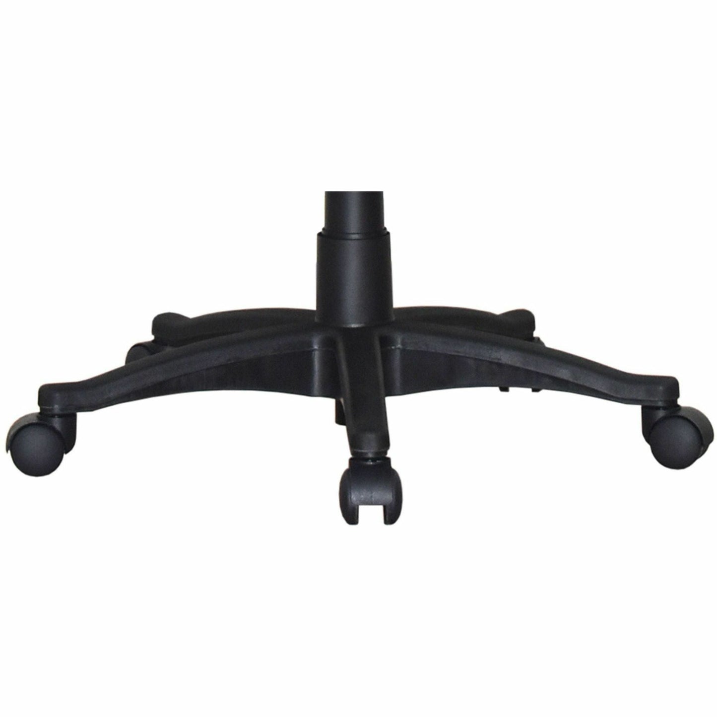 Lorell Tufted Managerial Mid - Back Office Chair Black Leather with Adjustable Tilt and Swivel (LLR - LLR60115) - SchoolOutlet