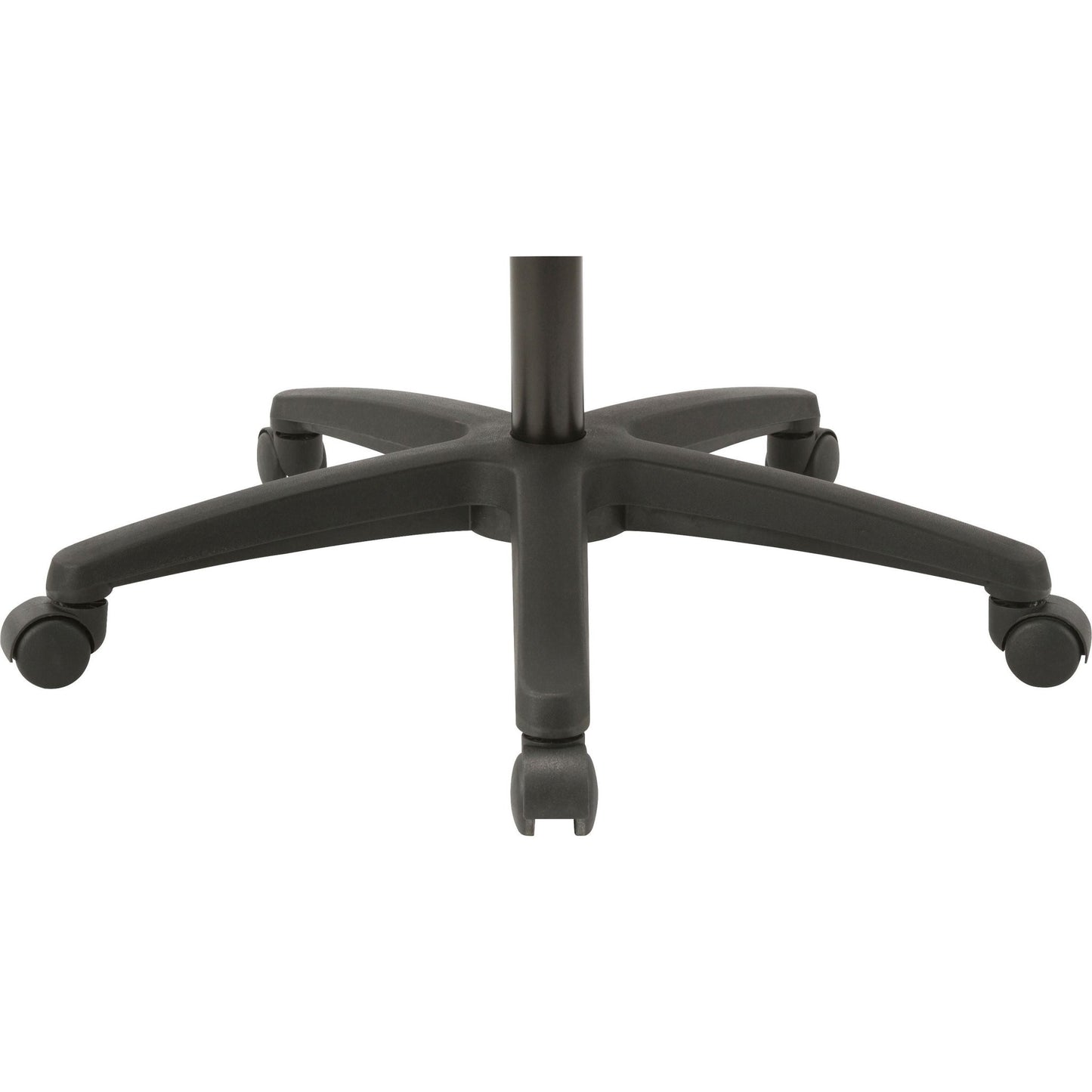 Lorell Chadwick Series Executive High - Back Chair Black Split Leather with Open Loop Arms 18.89 - 22.63 "H (LLR - LLR60120) - SchoolOutlet