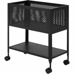 Lorell Mesh Rolling File Cart 27.72"H x 13.31"W x 24.21"D (LLR-LLR60175)