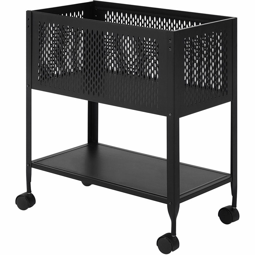 Lorell Mesh Rolling File Cart 27.72"H x 13.31"W x 24.21"D (LLR - LLR60175) - SchoolOutlet