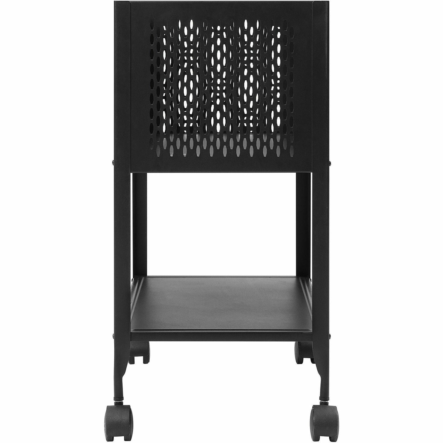 Lorell Mesh Rolling File Cart 27.72"H x 13.31"W x 24.21"D (LLR - LLR60175) - SchoolOutlet