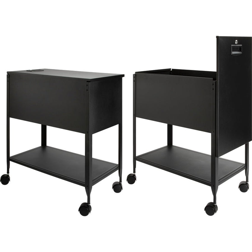 Lorell Standard Mobile File Cart 28.25"H x 13.5"W x 24.75"D (LLR - LLR60177) - SchoolOutlet