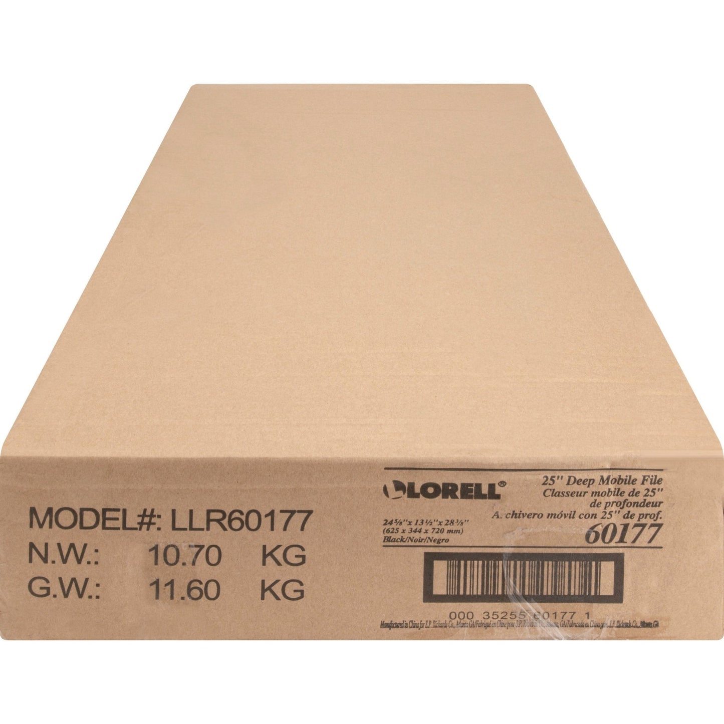 Lorell Standard Mobile File Cart 28.25"H x 13.5"W x 24.75"D (LLR - LLR60177) - SchoolOutlet