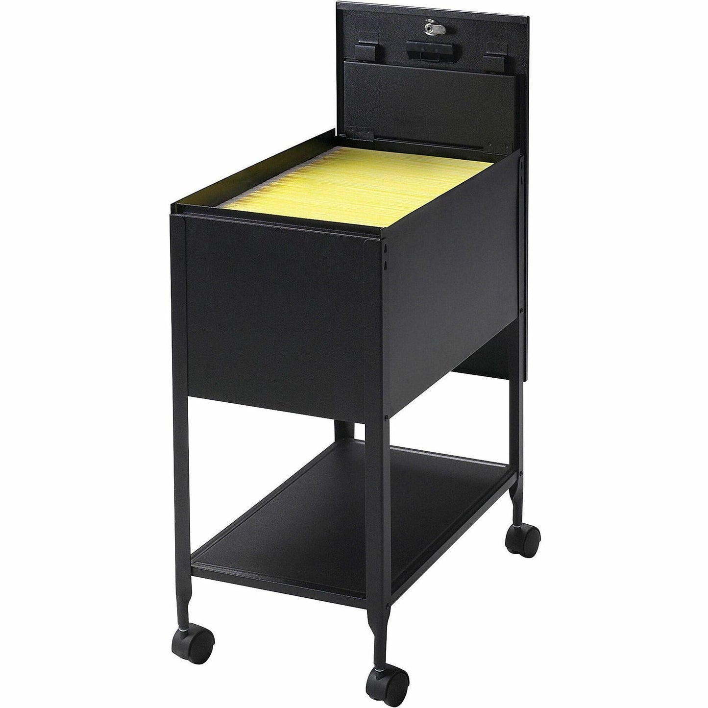 Lorell Standard Mobile File Cart 28.25"H x 13.5"W x 24.75"D (LLR - LLR60177) - SchoolOutlet