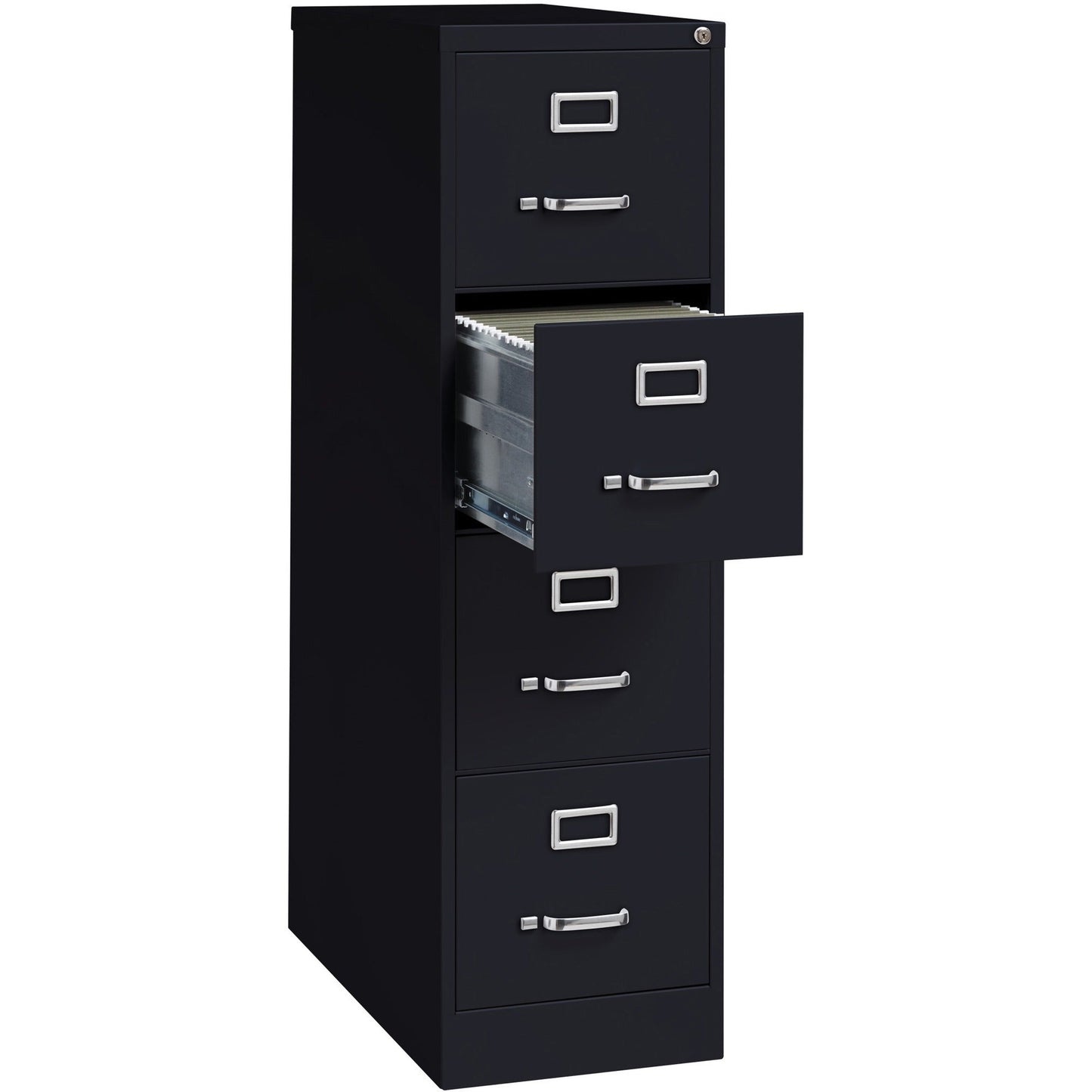 Lorell Fortress Series 4 - Drawer Commercial - Grade Vertical File And Ball - Bearing 15"W x 26.5"D x 52"H (LLR - FRT - VF52 - 4D) - SchoolOutlet