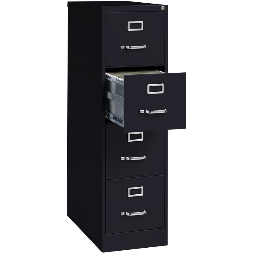 Lorell Fortress Series 4 - Drawer Commercial - Grade Vertical File And Ball - Bearing 15"W x 26.5"D x 52"H (LLR - FRT - VF52 - 4D) - SchoolOutlet