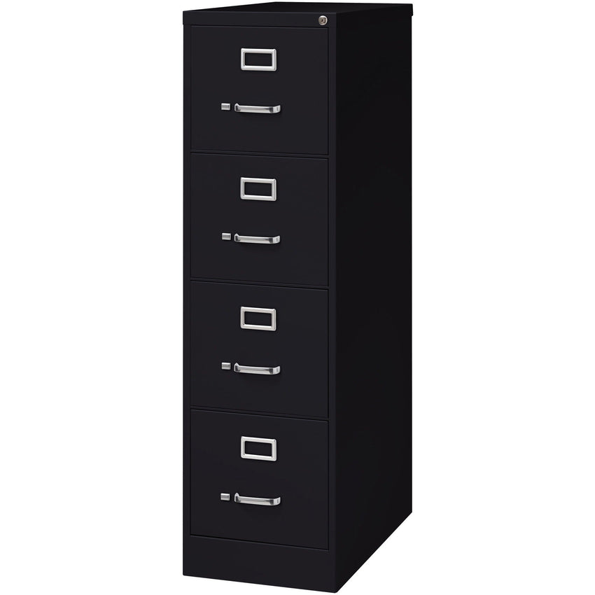 Lorell Fortress Series 4 - Drawer Commercial - Grade Vertical File And Ball - Bearing 15"W x 26.5"D x 52"H (LLR - FRT - VF52 - 4D) - SchoolOutlet