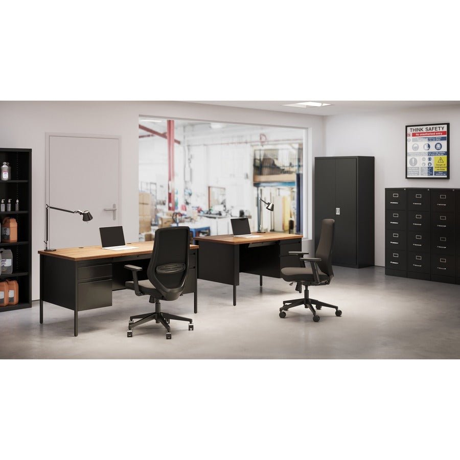 Lorell Fortress Series 4 - Drawer Commercial - Grade Vertical File And Ball - Bearing 15"W x 26.5"D x 52"H (LLR - FRT - VF52 - 4D) - SchoolOutlet