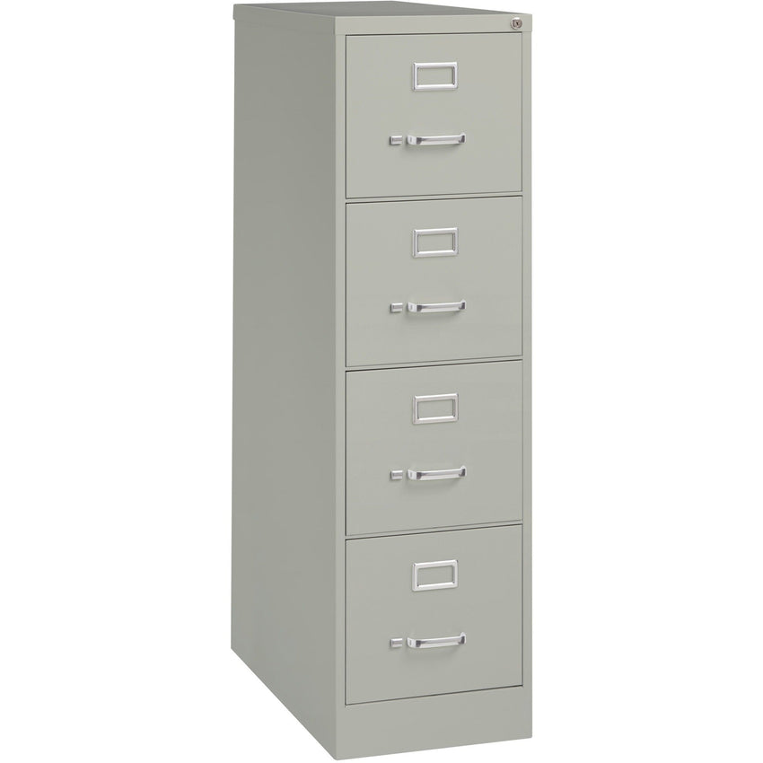Lorell Fortress Series 4 - Drawer Commercial - Grade Vertical File And Ball - Bearing 15"W x 26.5"D x 52"H (LLR - FRT - VF52 - 4D) - SchoolOutlet