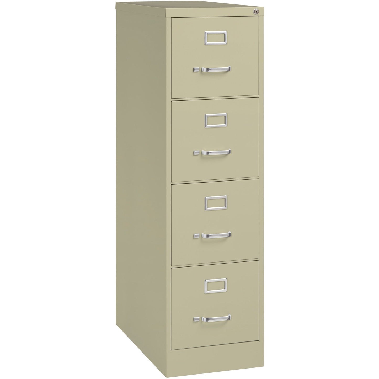 Lorell Fortress Series 4 - Drawer Commercial - Grade Vertical File And Ball - Bearing 15"W x 26.5"D x 52"H (LLR - FRT - VF52 - 4D) - SchoolOutlet