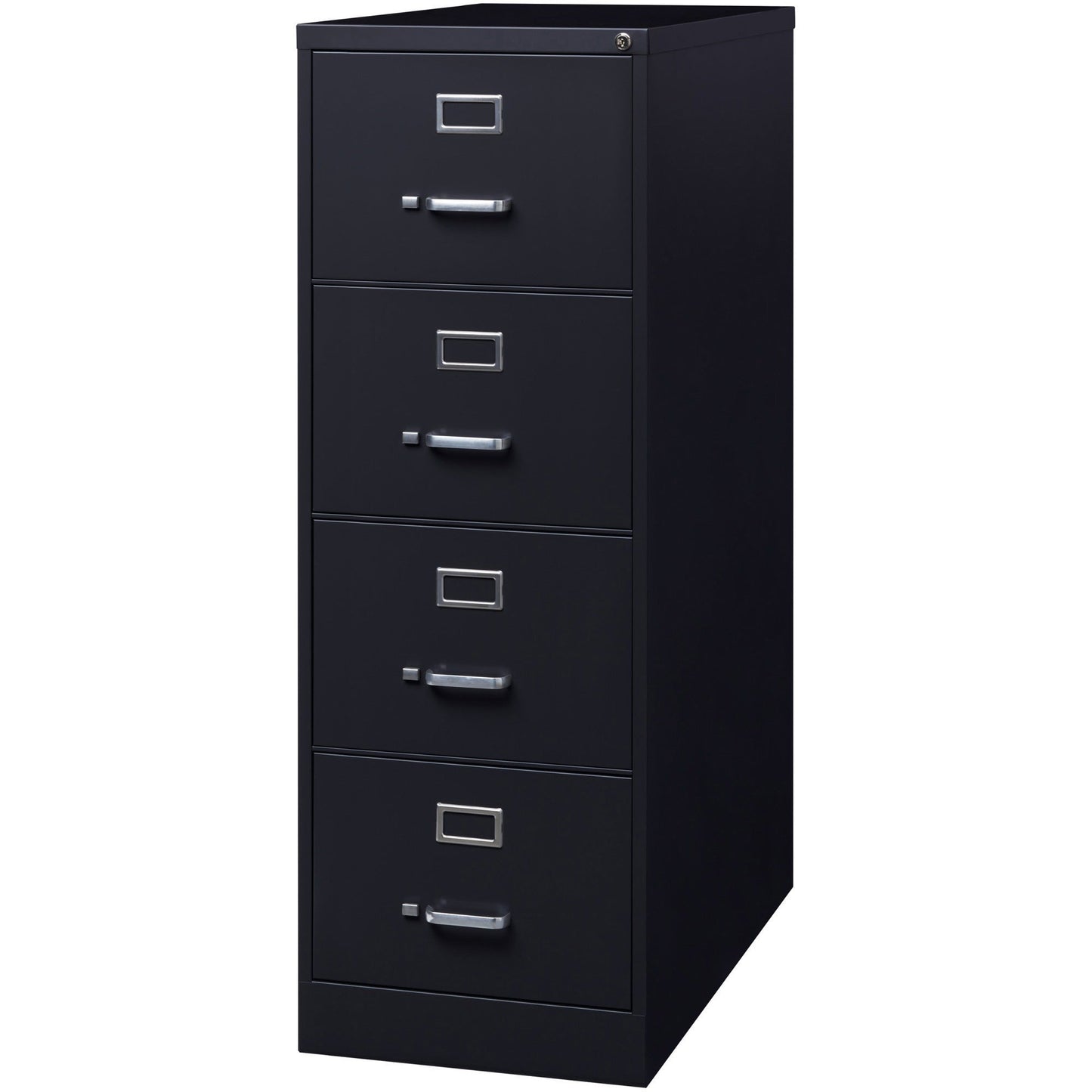 Lorell Fortress Series 4 - Drawer Commercial - Grade Vertical File Steel Ball - Bearing 18"W x 26.5"D x 52"H (LLR - LLR6019X18) - SchoolOutlet