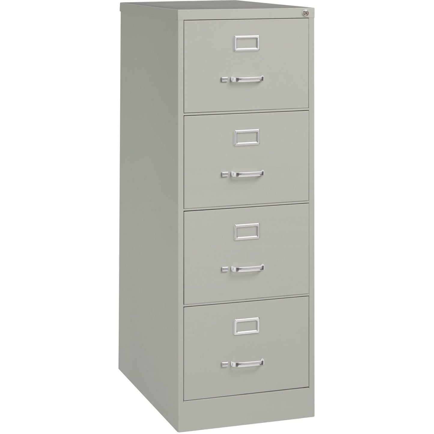 Lorell Fortress Series 4 - Drawer Commercial - Grade Vertical File Steel Ball - Bearing 18"W x 26.5"D x 52"H (LLR - LLR6019X18) - SchoolOutlet