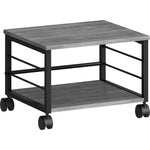 Lorell Heavy - Duty Mobile Under Desk Printer Stand with Locking Casters 18.7