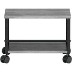 Lorell Heavy - Duty Mobile Under Desk Printer Stand with Locking Casters 18.7