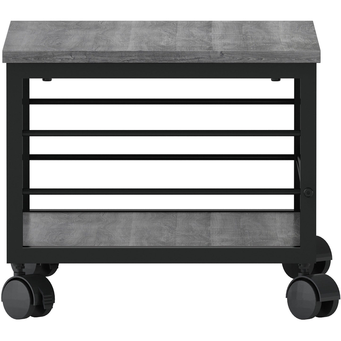 Lorell Heavy - Duty Mobile Under Desk Printer Stand with Locking Casters 18.7" W x 15.7" D x 13.2" H (LLR - LLR60262) - SchoolOutlet