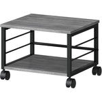 Lorell Heavy - Duty Mobile Under Desk Printer Stand with Locking Casters 18.7