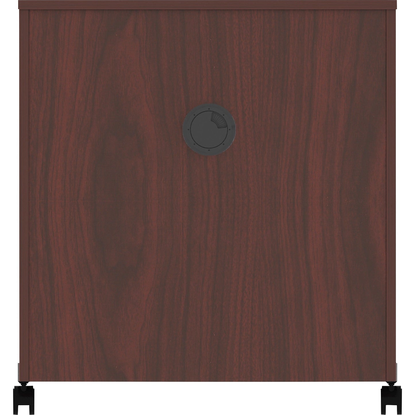 Lorell Mobile Machine Stand with Shelf 30.75"H x 28"W x 19.25"D Mahogany (LLR - LLR60268) - SchoolOutlet
