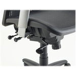 Lorell ErgoMesh Series Mesh High - Back Office Chair with Adjustable Headrest and Synchro Knee Tilt 34.38 - 42.88 
