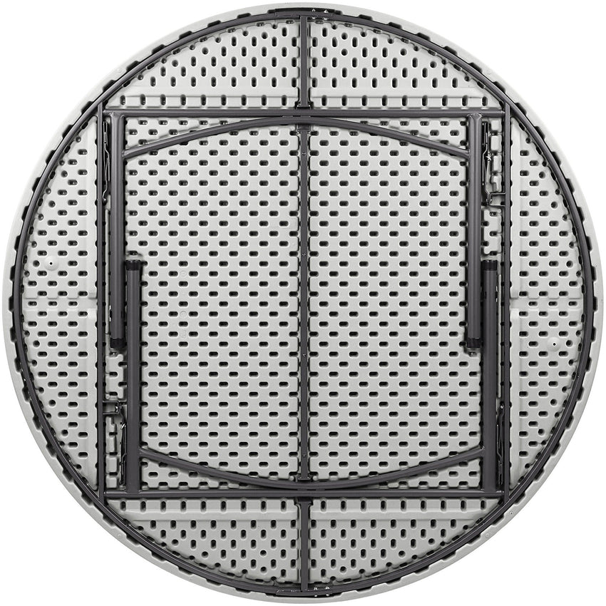 Lorell Ultra - Lite Round Banquet Folding Table Blow - Molded 71" Dia (LLR - LLR60325) - SchoolOutlet