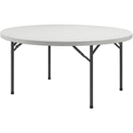 Lorell Ultra - Lite Round Banquet Folding Table Blow - Molded 60
