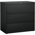 Lorell Fortress Series 3 - Drawer Lateral File with Magnetic Label Holders Charcoal Steel 42