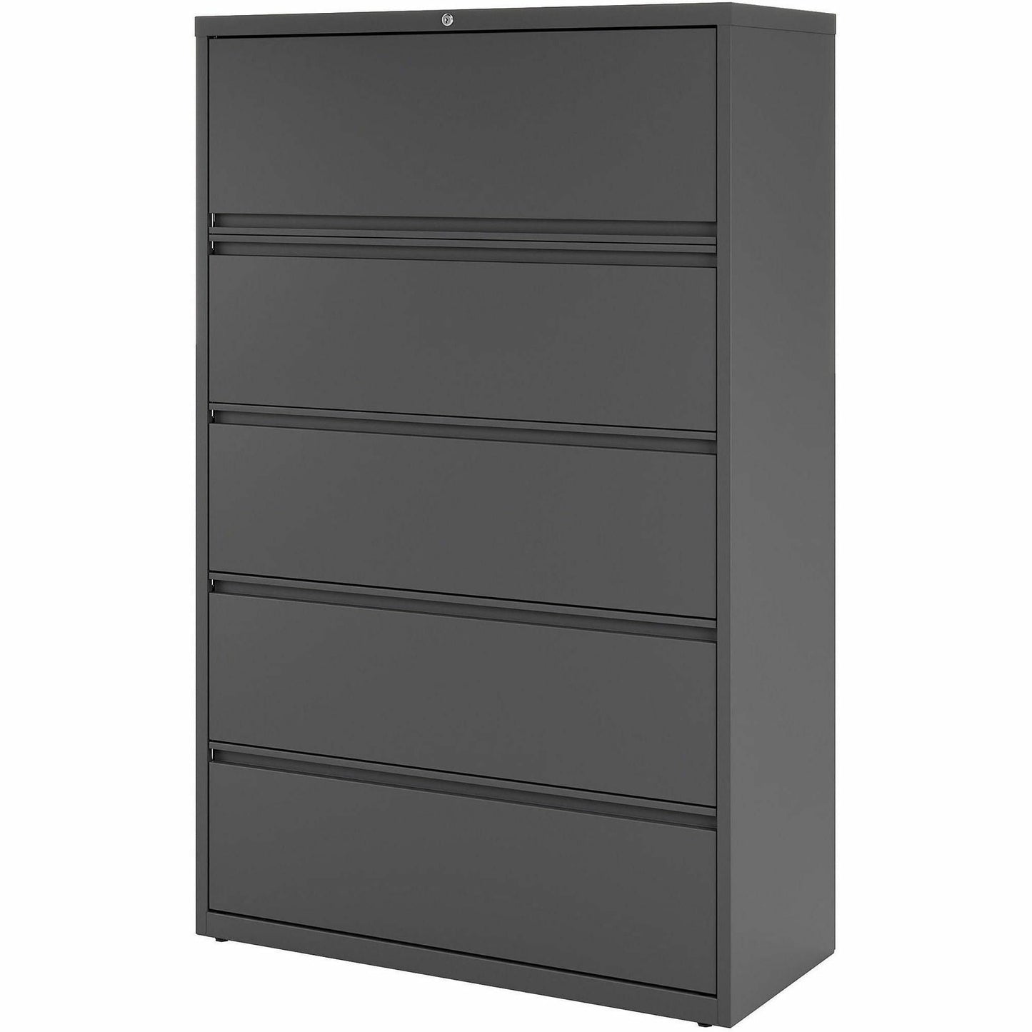 Lorell Fortress Series 5 - Drawer Lateral File with Roll - out Posting Shelf 42"W x 18.6"D x 67.7"H (LLR - FRT - LF42 - 5D) - SchoolOutlet