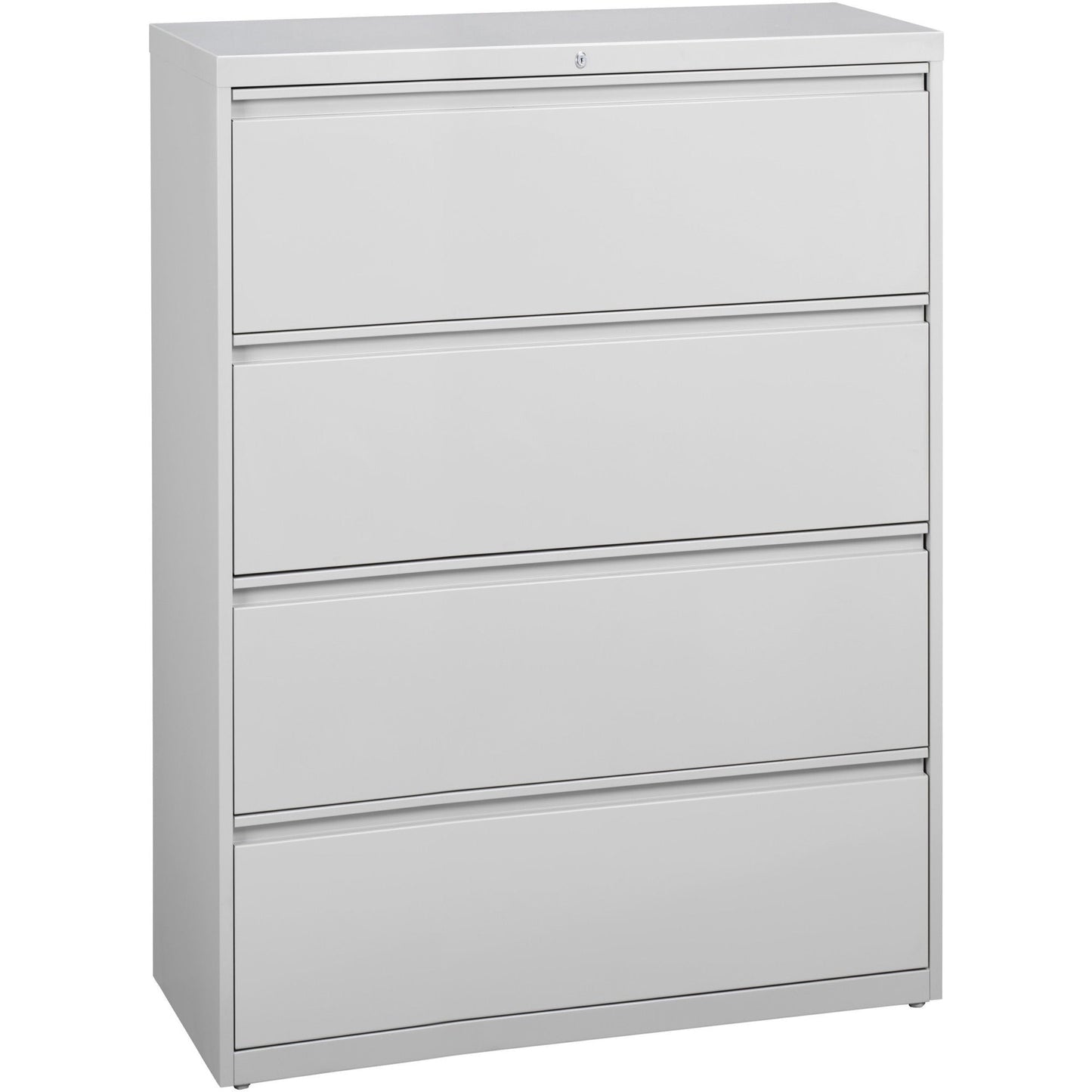 Lorell Fortress Series 4 - Drawer Lateral File with Interlock System 42"W x 18.6"D x 52.5"H (LLR - FRT - LF42 - 4D) - SchoolOutlet