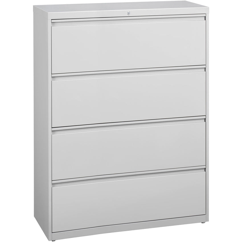 Lorell Fortress Series 4 - Drawer Lateral File with Interlock System 42"W x 18.6"D x 52.5"H (LLR - FRT - LF42 - 4D) - SchoolOutlet