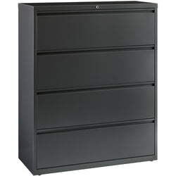 Lorell Fortress Series 4-Drawer Lateral File with Interlock System 42"W x 18.6"D x 52.5"H (LLR-FRT-LF42-4D)
