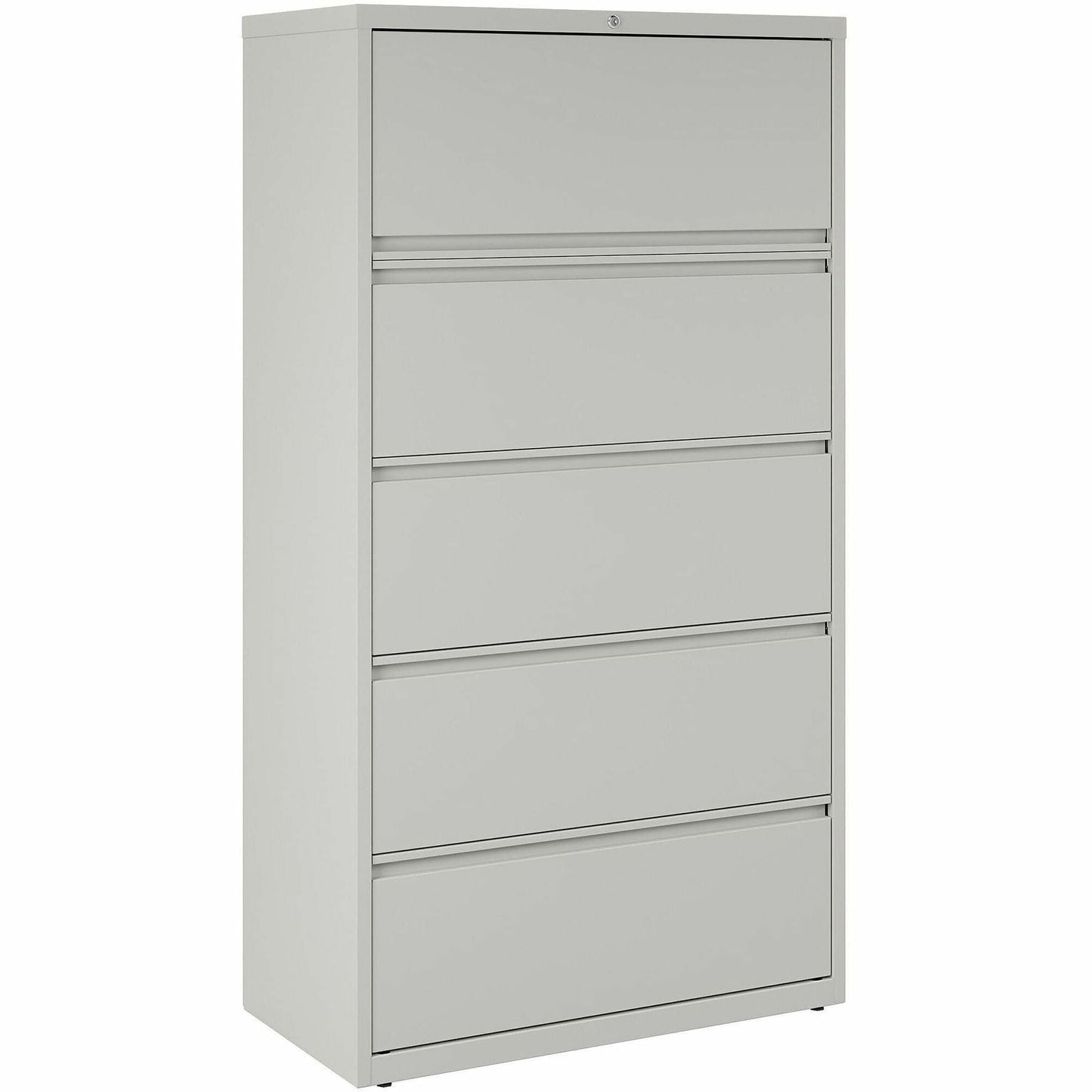 Lorell Fortress Series 5 - Drawer Lateral File with Roll - out Posting Shelf 36"W x 18.6"D x 67.7"H (LLR - FRT - LF36 - 5D) - SchoolOutlet