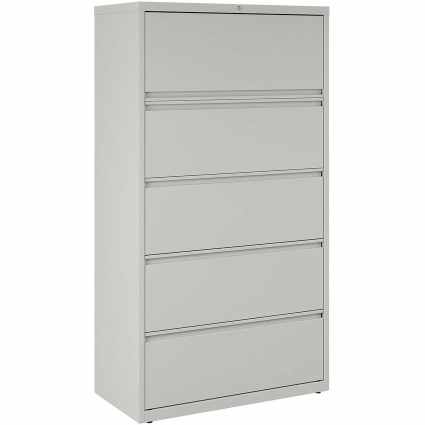 Lorell Fortress Series 5 - Drawer Lateral File with Roll - out Posting Shelf 36"W x 18.6"D x 67.7"H (LLR - FRT - LF36 - 5D) - SchoolOutlet