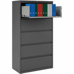 Lorell Fortress Series 5 - Drawer Lateral File with Roll - out Posting Shelf 36