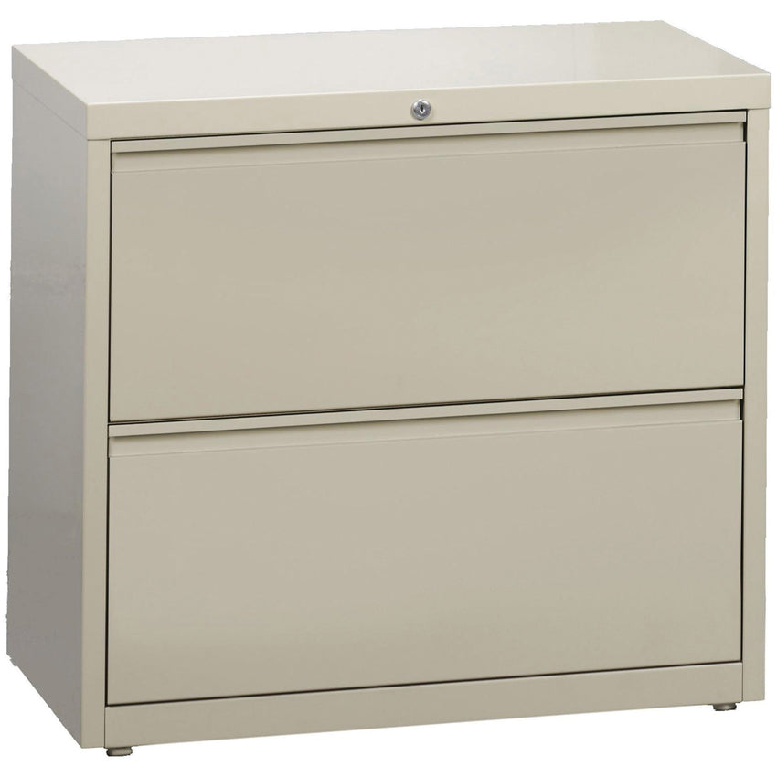 Lorell Fortress Series 2 - Drawer Lateral File with Magnetic Label Holders 36"W x 18.6"D x 28.1"H (LLR - FRT - LF36 - 2D) - SchoolOutlet