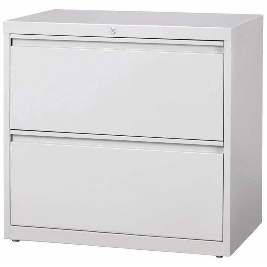 Lorell Fortress Series 2 - Drawer Lateral File with Magnetic Label Holders 36"W x 18.6"D x 28.1"H (LLR - FRT - LF36 - 2D) - SchoolOutlet