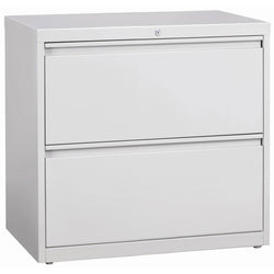 Lorell Fortress Series 2-Drawer Lateral File with Magnetic Label Holders 36"W x 18.6"D x 28.1"H (LLR-FRT-LF36-2D)